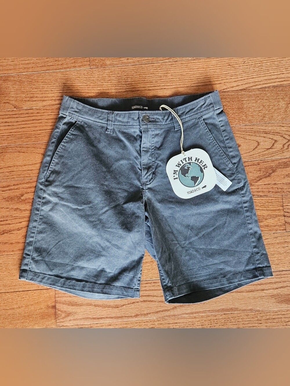 Toad&Co Women's Gray Chino Shorts - Casual Everyday Wear